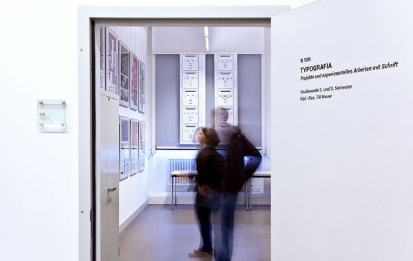 Ausstellung, Typografie Grundlagen Seminare, HOCHSCHULE Trier