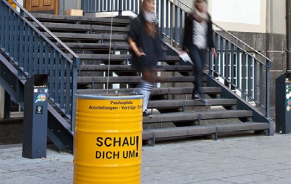 Leitsystem für die Design- und Kulturtage, HOCHSCHULE Trier, 2015